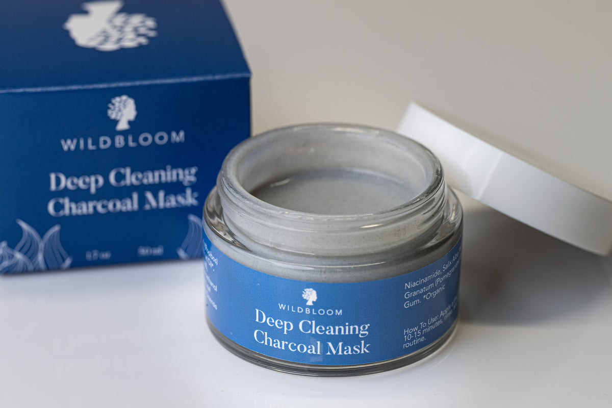 Deep Cleansing Charcoal Mask Product Suite Wildbloom Skincare
