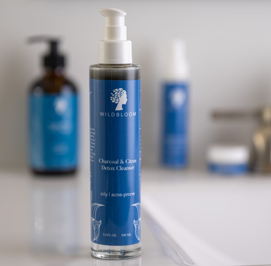 Charcoal + Citrus Face Cleanser | Natural Face Wash | Wildbloom