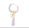 Beaded Silicone Key Ring